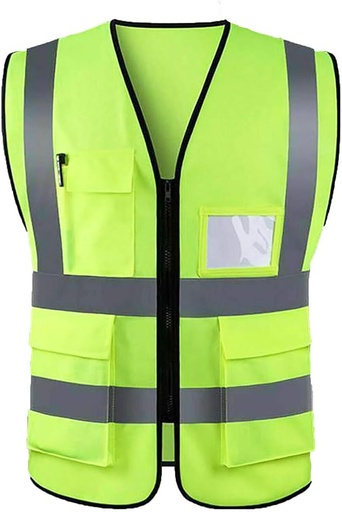 Gilet réfléchissant jaune