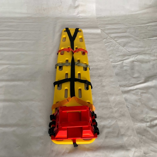 Plan dur + immobilisateur de tête + sangle
